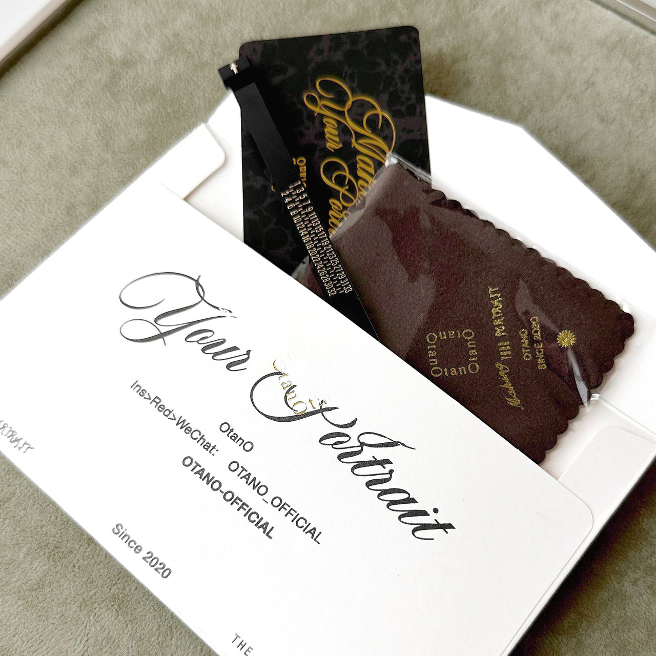 OtanO Polishing Cloth and Ring sizer set