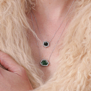 DHURI NECKLACE [DARK GREEN]