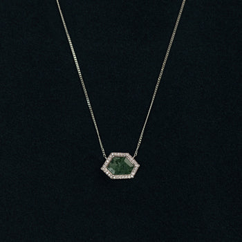 DHURI NECKLACE [DARK GREEN]