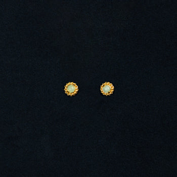 ASTRAIOS DOT EARRING [LIGHT GREEN]