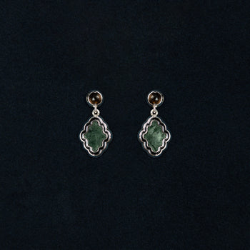 KUSUMA EARRING [DARK GREEN]