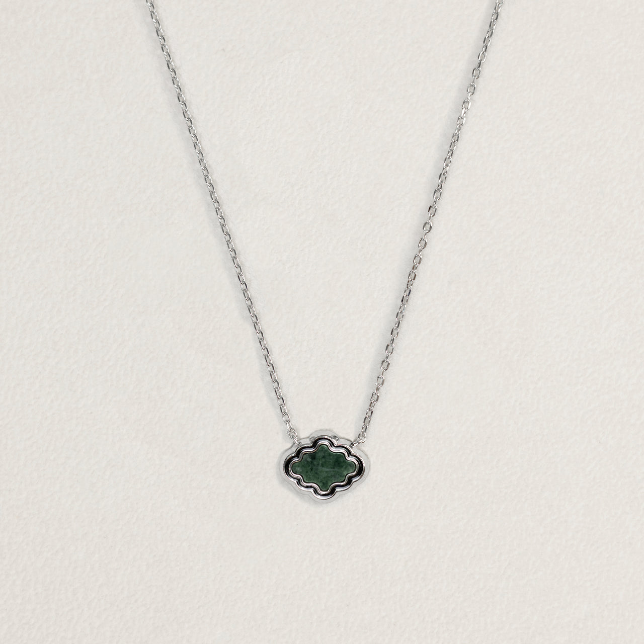 NAVA NECKLACE [DARK GREEN]