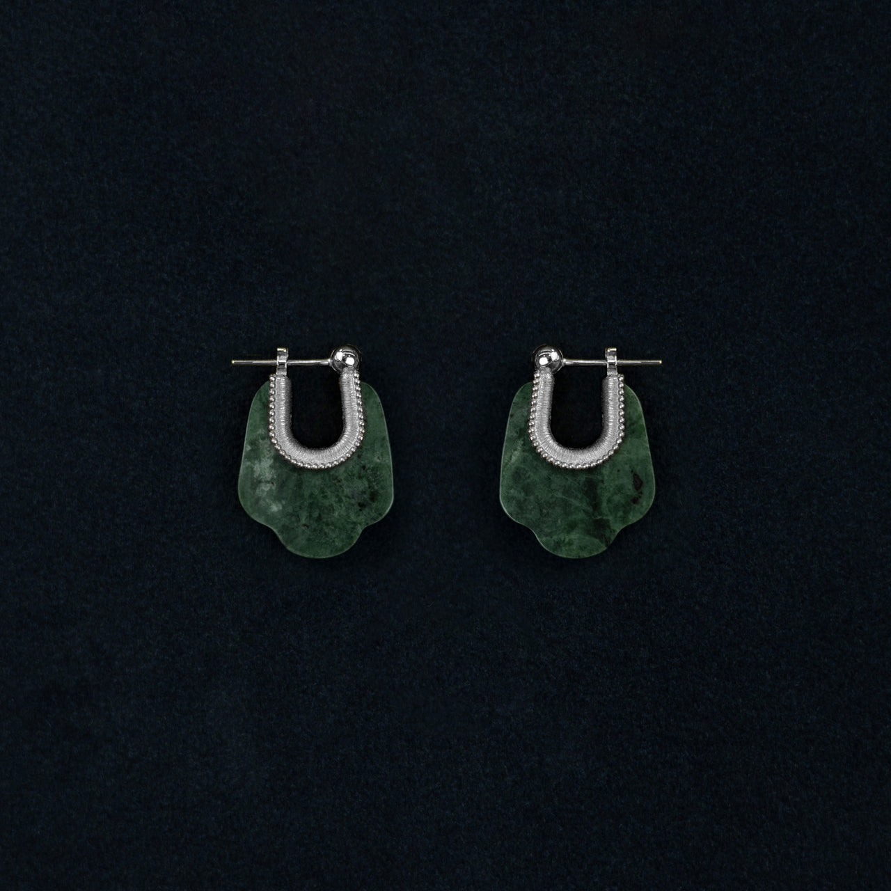 PADMA EARRING [DARK GREEN]