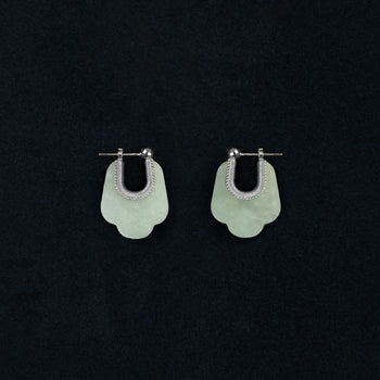 PADMA EARRING [LIGHT GREEN]