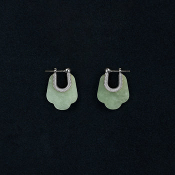 PADMA EARRING [LIGHT GREEN]