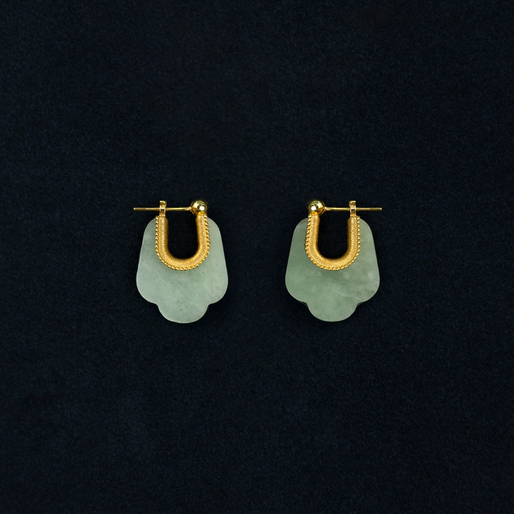 PADMA EARRING [LIGHT GREEN]