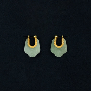 PADMA EARRING [LIGHT GREEN]