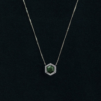 DHURI NECKLACE [DARK GREEN]