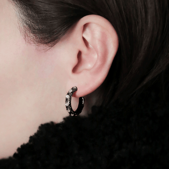 Astraios Earring [Black x White]