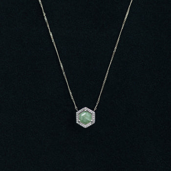 DHURI NECKLACE [LIGHT GREEN]