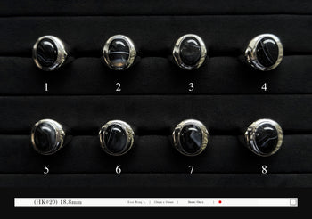Eon ring L (Onyx)