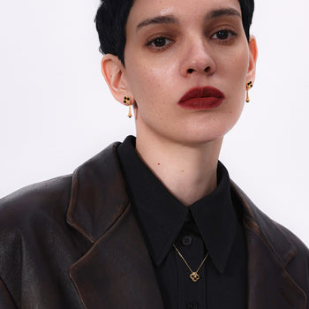 ASTRAIOS DROP EARRING [BLACK]