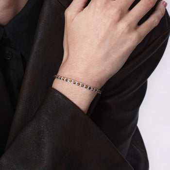 Astraios Bangle [Tiger eye]