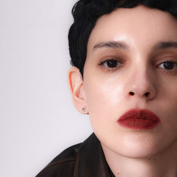 ASTRAIOS DOT EARRING [BROWN]