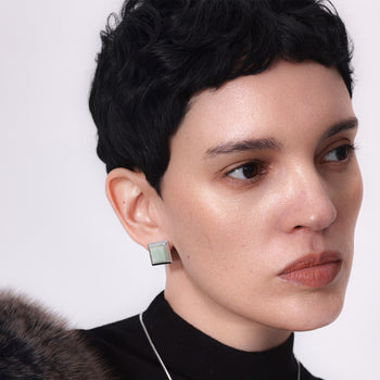 JALA EARRING [LIGHT GREEN]