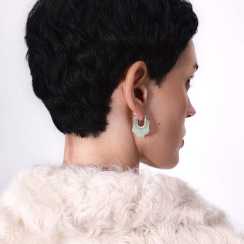 PADMA EARRING [LIGHT GREEN]