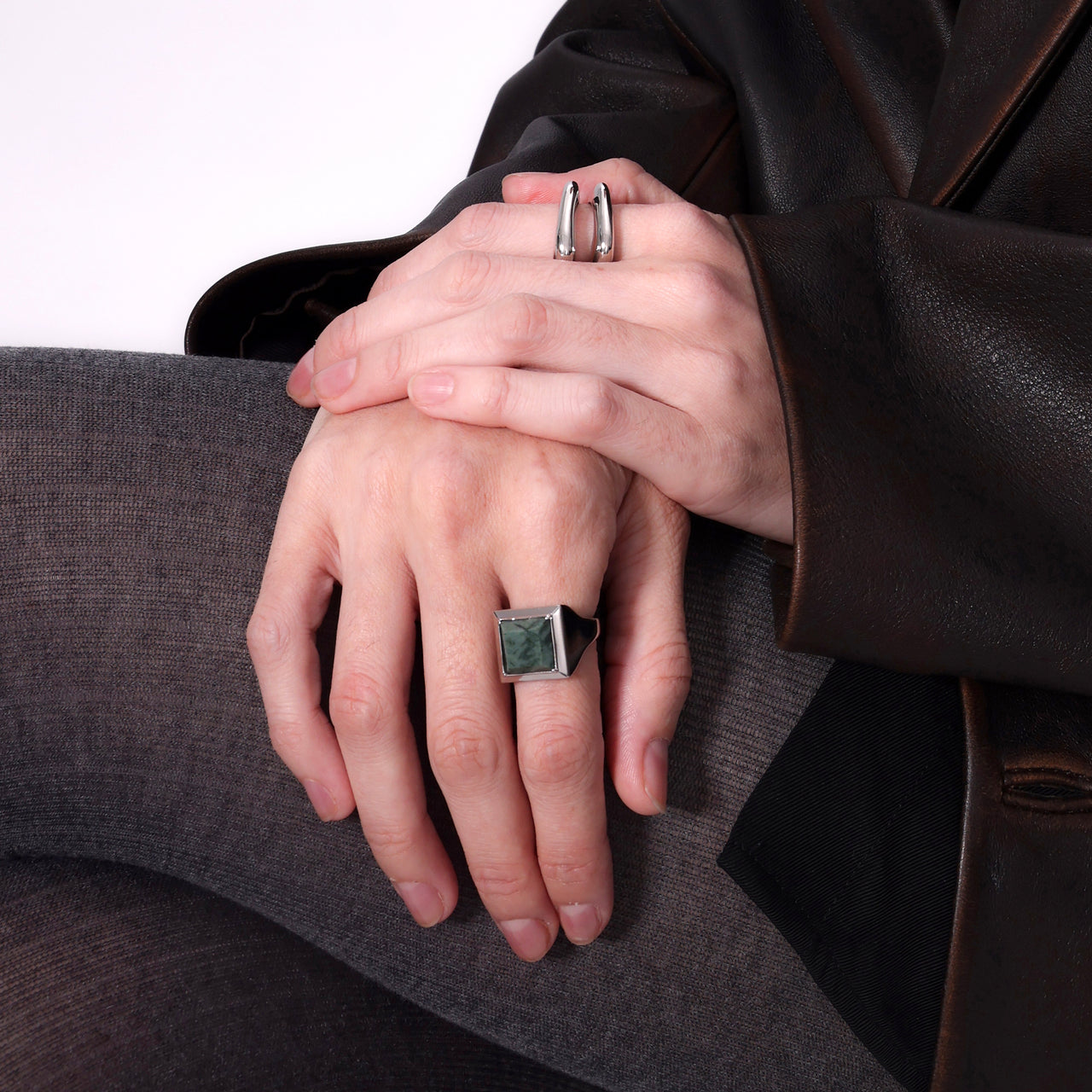 JALA RING [DARK GREEN]