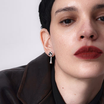 ASTRAIOS DROP EARRING [BLACK]