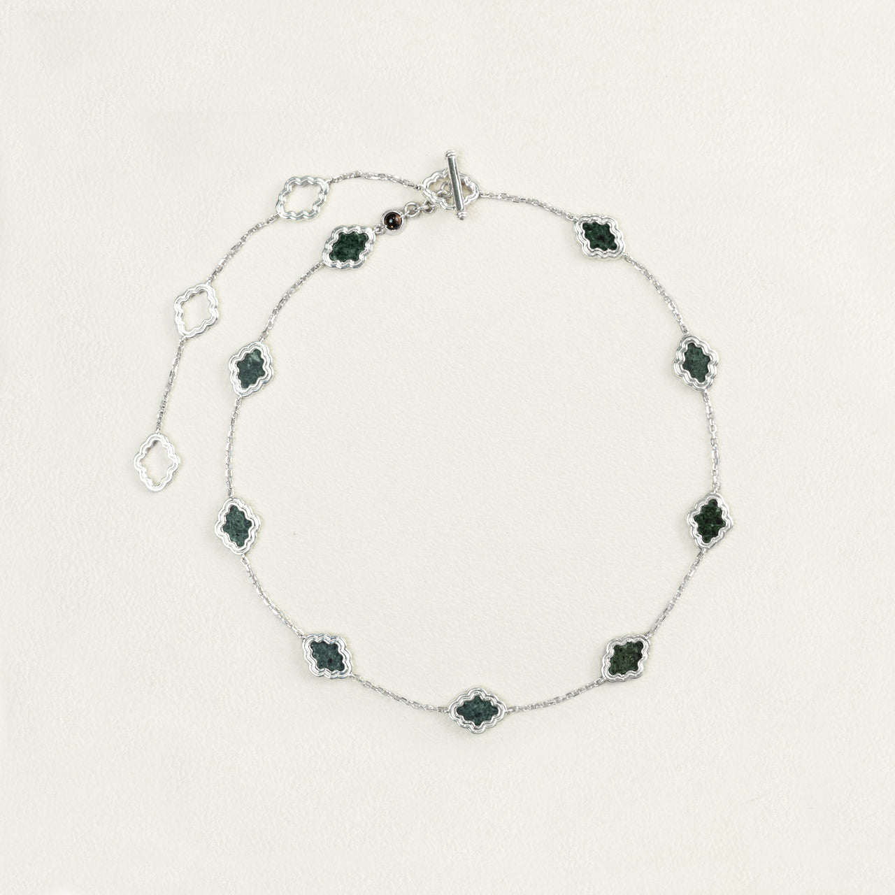 STRI NECKLACE [DARK GREEN]