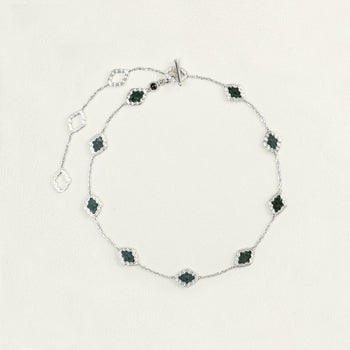 STRI NECKLACE [DARK GREEN]