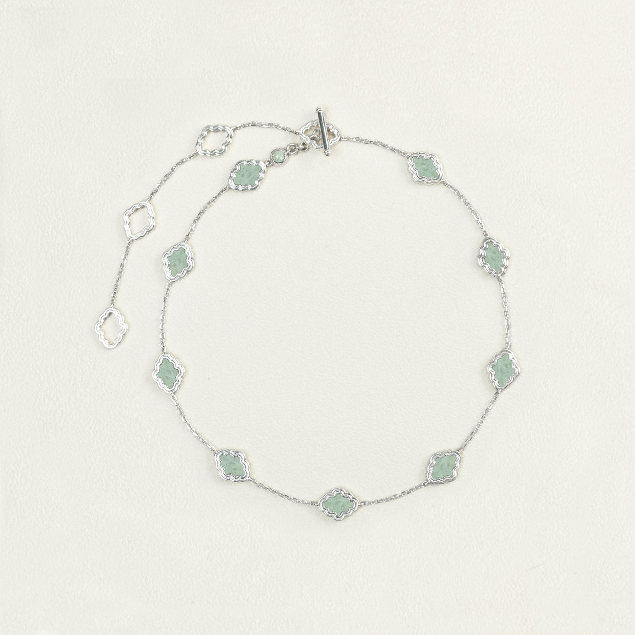 STRI NECKLACE [LIGHT GREEN]