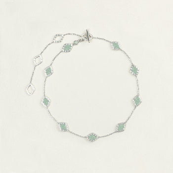 STRI NECKLACE [LIGHT GREEN]