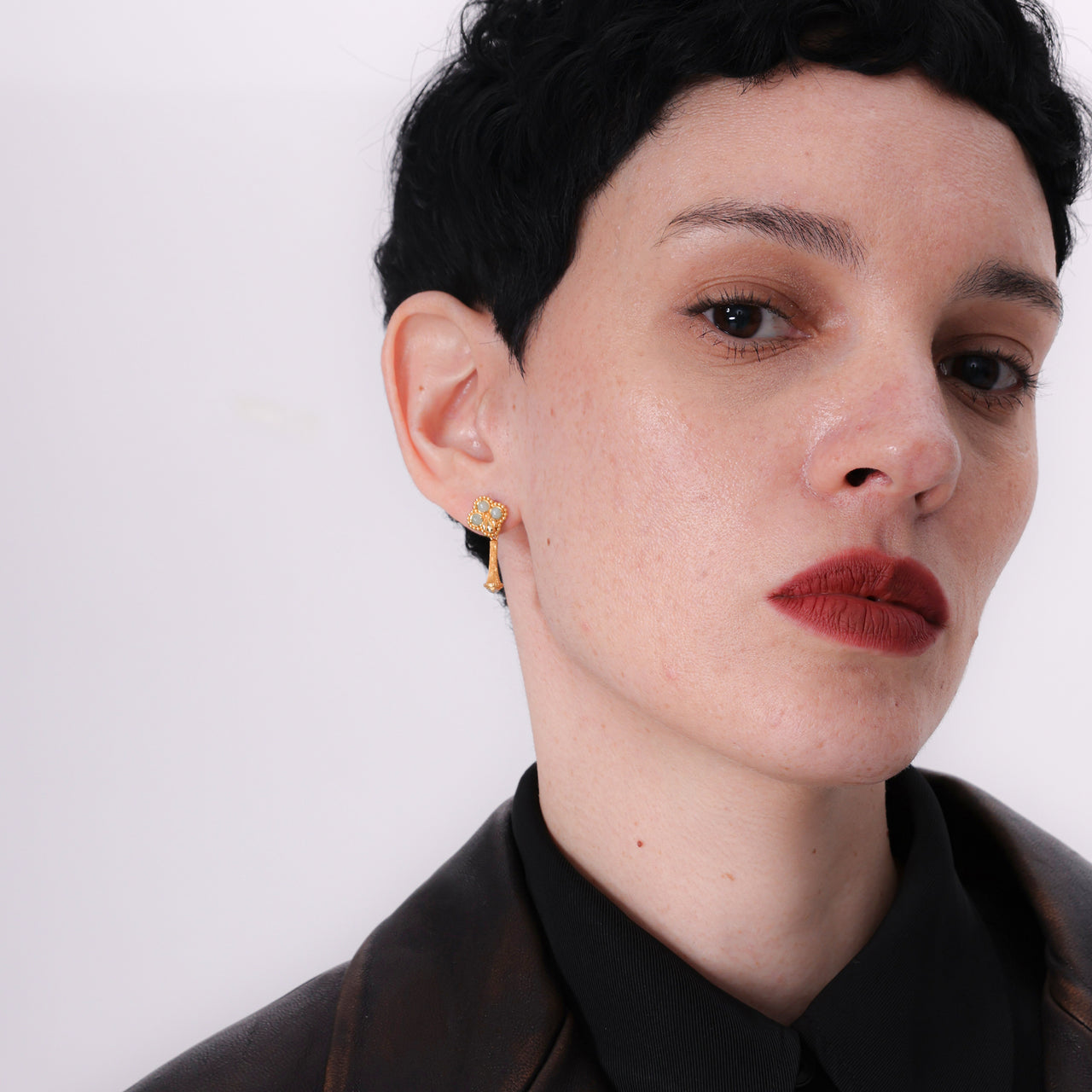 ASTRAIOS DROP EARRING [LIGHT GREEN]