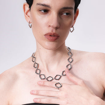 KUSUMA OPEN RING [BLACK]