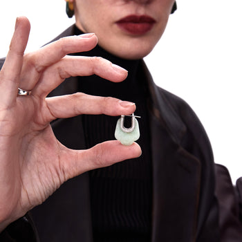 PADMA EARRING [LIGHT GREEN]