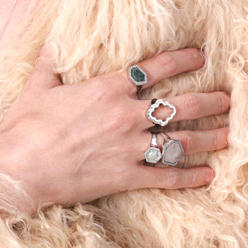 DHURI RING [DARK GREEN]