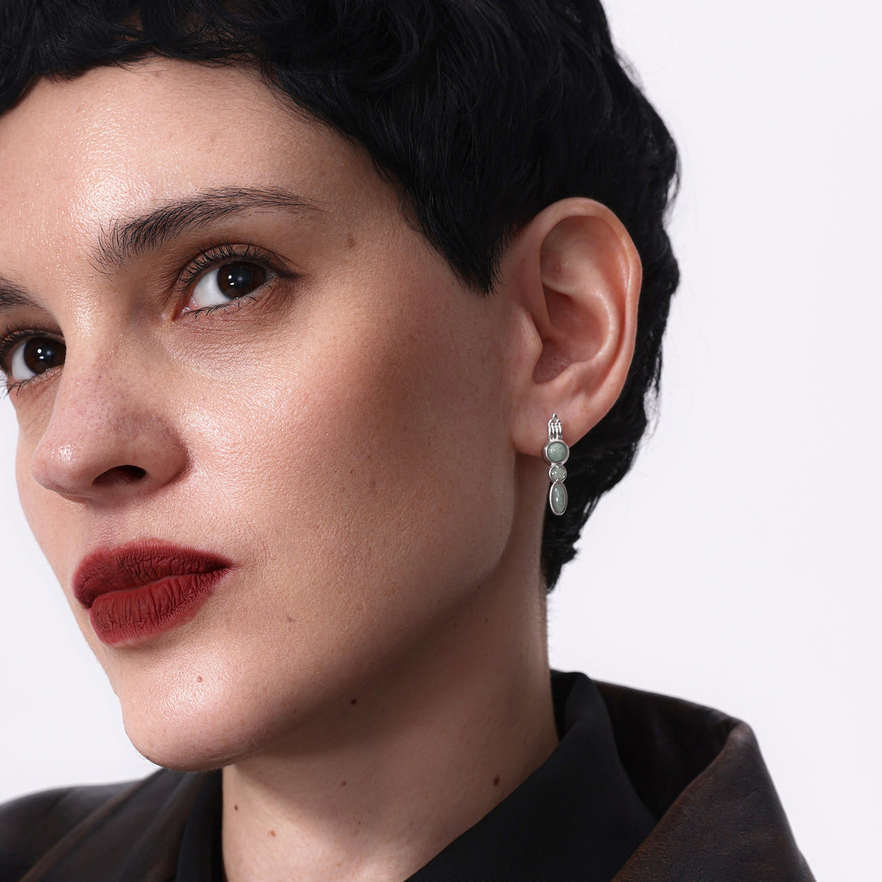 PHEME EARRING [LIGHT GREEN]