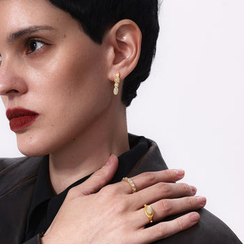 PHEME EARRING [LIGHT GREEN]