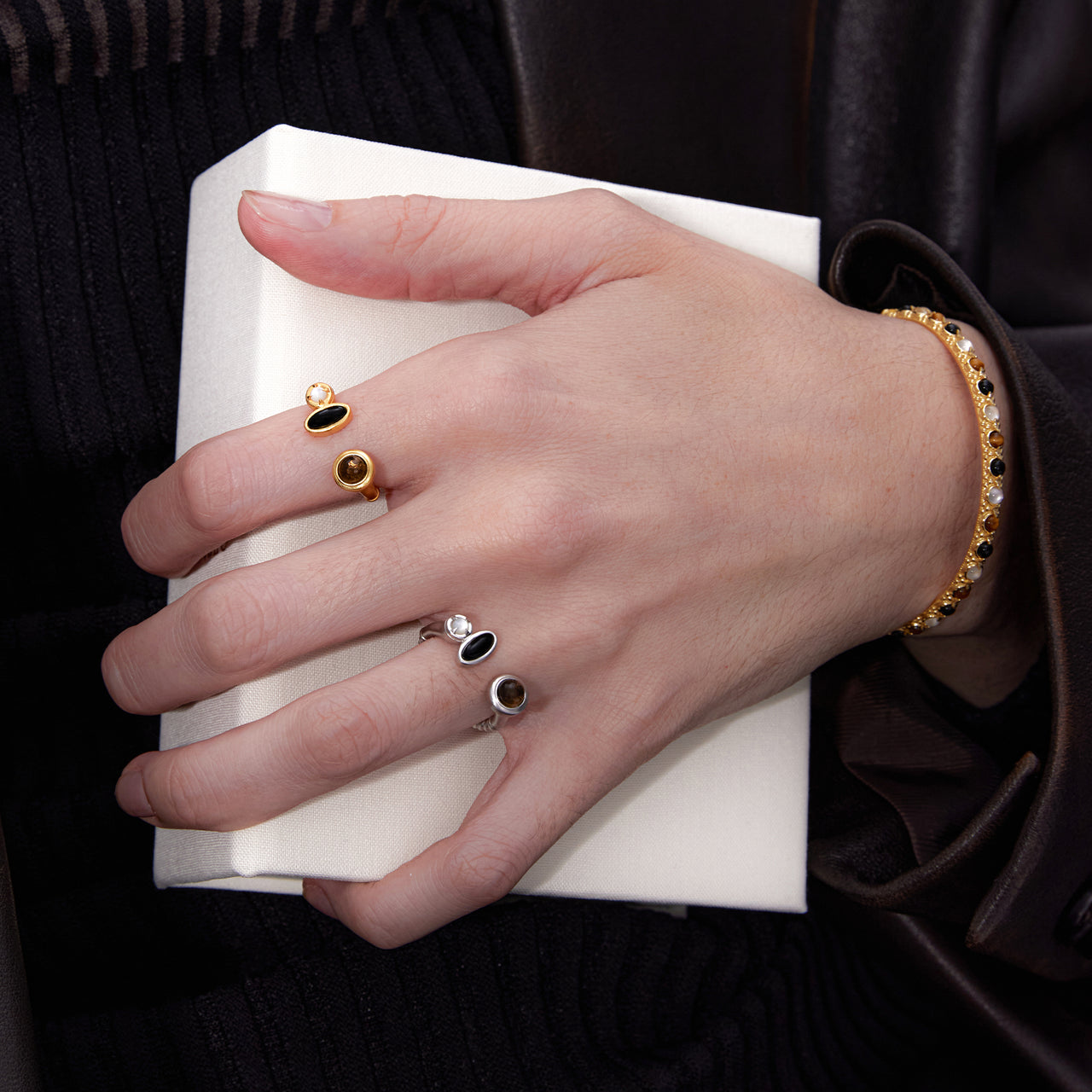 PHEME OPEN RING [MIX]