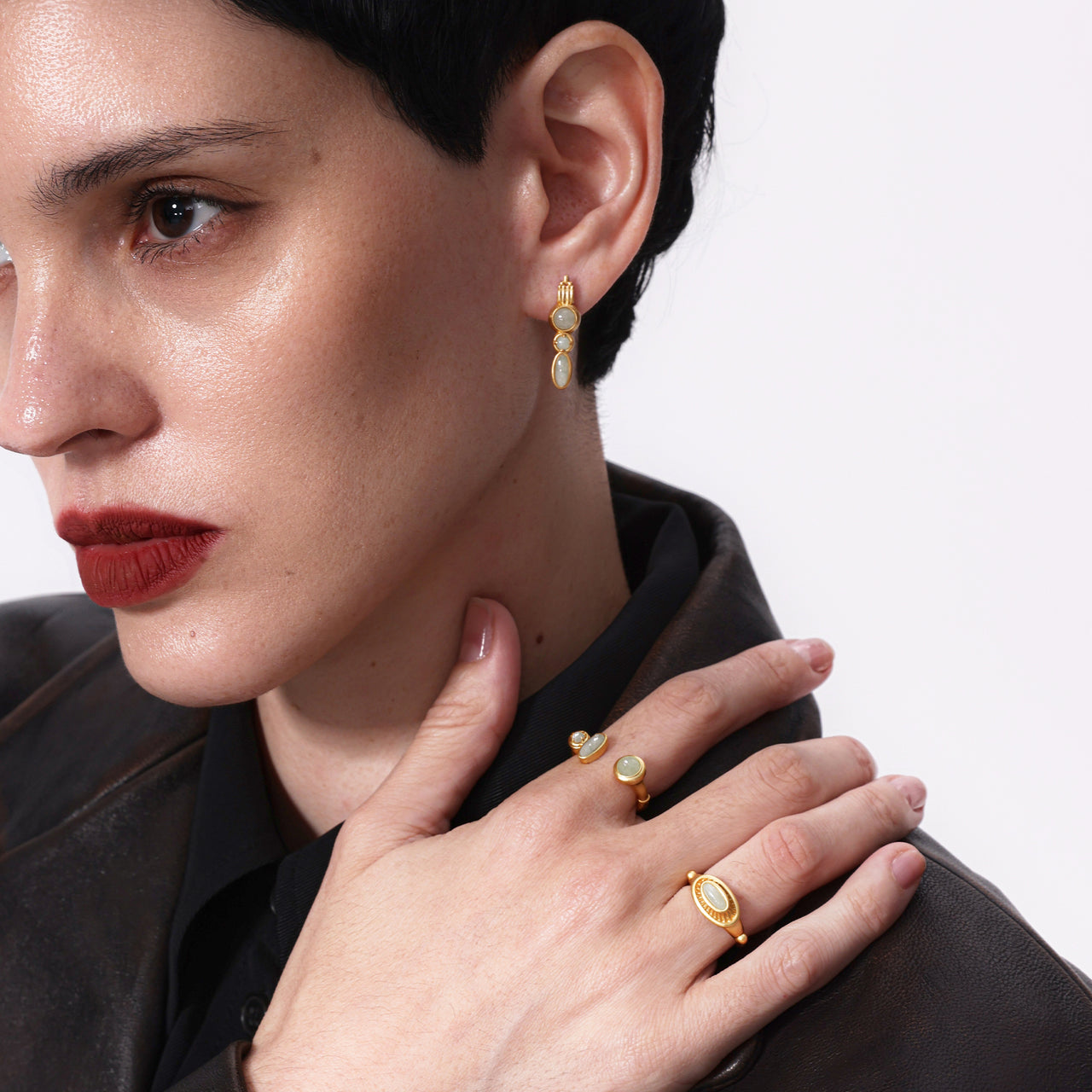 PHEME RING [LIGHT GREEN]