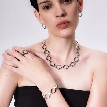 KUSUMA OPEN RING [BLACK]